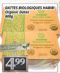 Supermarché PA DATTES BIOLOGIQUES HABIBI | Organic Dates offer