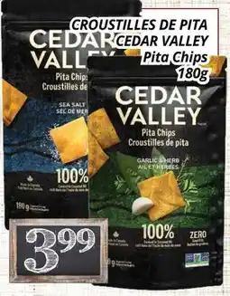 Supermarché PA CROUSTILLES DE PITA CEDAR VALLEY | Pita Chips offer