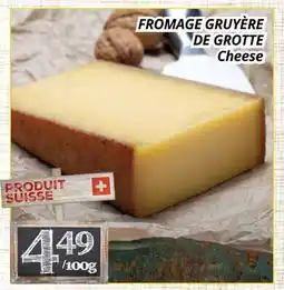 Supermarché PA FROMAGE GRUYÈRE DE GROTTE | Cheese offer