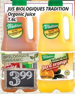 Supermarché PA JUS BIOLOGIQUES TRADITION | Organic Juice offer