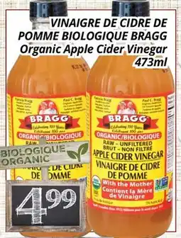 Supermarché PA VINAIGRE DE CIDRE DE POMME BIOLOGIQUE BRAGG | Organic Apple Cider Vinegar offer