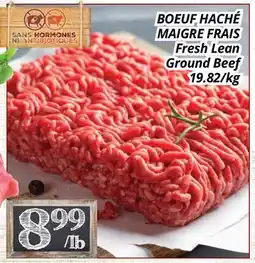 Supermarché PA BOEUF HACHÉ MAIGRE FRAIS | Fresh Lean Ground Beef offer