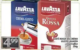Supermarché PA CAFÉ ROSSA OU CRÈMA GUSTO LAVAZZA | Coffee offer