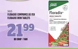 Marches Tau FLORADIX COMPRIMES DE FER SALUS offer