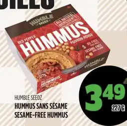 Marches Tau HUMMUS SANS SÉSAME HUMBLE SEEDZ offer