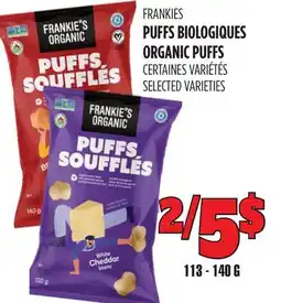 Marches Tau PUFFS BIOLOGIQUES FRANKIES offer