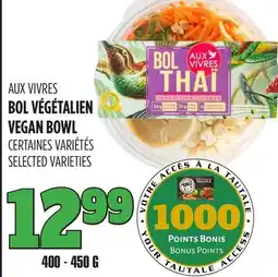 Marches Tau BOL VÉGÉTALIEN AUX VIVRES offer