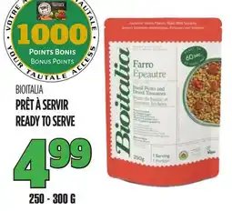Marches Tau PRÊT À SERVIR BIOITALIA offer