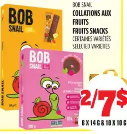 Marches Tau COLLATIONS AUX FRUITS BOB SNAIL offer