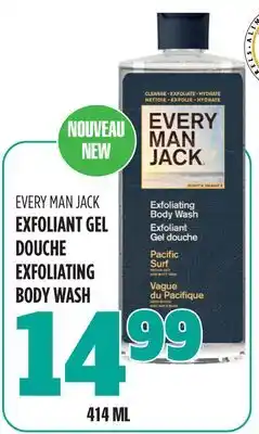 Marches Tau EXFOLIANT GEL DOUCHE EVERY MAN JACK offer