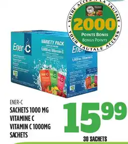 Marches Tau SACHETS 1000 MG VITAMINE C ENER-C offer