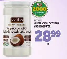 Marches Tau ROOT ALIVE HUILE DE NOIX DE COCO VIERGE offer