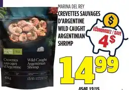 Marches Tau MARINA DEL REY CREVETTES SAUVAGES D'ARGENTINE offer