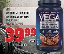 Marches Tau VEGA PROTEINES ET CREATINE offer