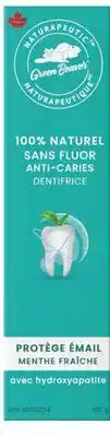 Marches Tau DENTIFRICE PROTEGE EMAIL GREEN BEAVER offer