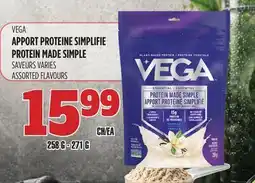 Marches Tau VEGA APPORT PROTEINE SIMPLIFIE offer
