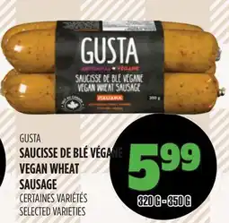 Marches Tau GUSTA SAUCISSE DE BLÉ VÉGANE offer