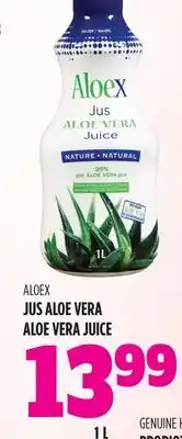 Marches Tau JUS ALOE VERA ALOEX offer