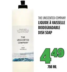Marches Tau LIQUIDE À VAISSELLE BIODEGRADABLE THE UNSCENTED COMPANY offer