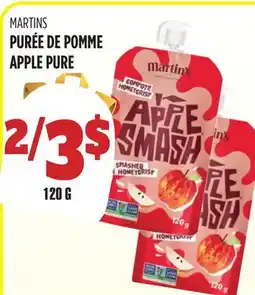 Marches Tau PURÉE DE POMME MARTINS offer