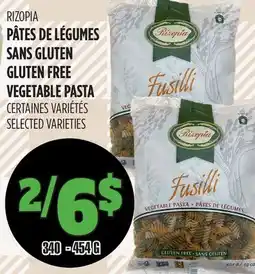 Marches Tau RIZOPIA PÂTES DE LÉGUMES SANS GLUTEN offer