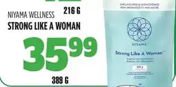 Marches Tau NIYAMA WELLNESS STRONG LIKE A WOMAN offer