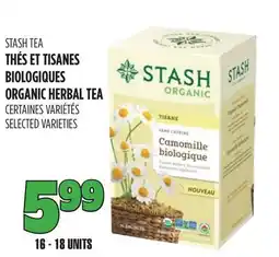 Marches Tau THÈS ET TISANES BIOLOGIQUES STASH TEA offer