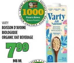 Marches Tau VARTY BOISSON D'AVOINE BIOLOGIQUE offer