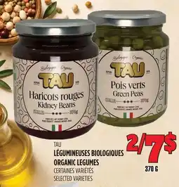 Marches Tau TAU LÉGUMINEUSES BIOLOGIQUES offer