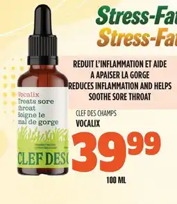 Marches Tau VOCALIX CLEF DES CHAMPS offer