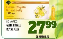 Marches Tau BIO LONRECO GELEE ROYALE offer