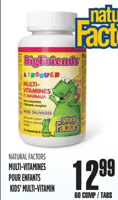 Marches Tau MULTI-VITAMINES POUR ENFANTS NATURAL FACTORS offer