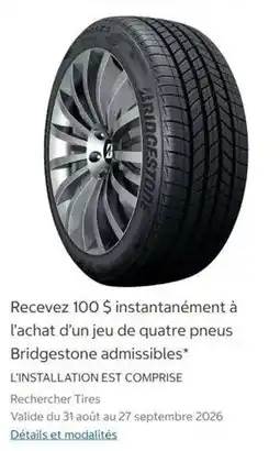 Costco Bridgestone tires offer