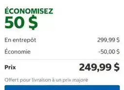 Costco Economisez 50 $ offer
