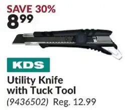 Princess Auto Kds utility knife with tuck tool offer