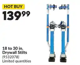 Princess Auto Drywall Stilts offer