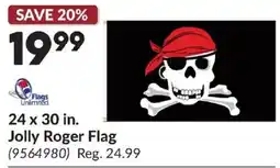 Princess Auto Flags Unlimited Jolly Roger Flag offer