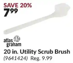 Princess Auto atlas graham 20 in. utility scrub brush offer
