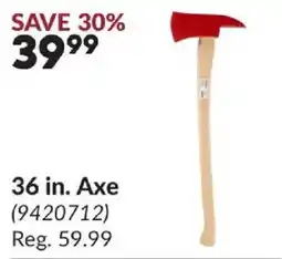 Princess Auto 36 in. Axe offer