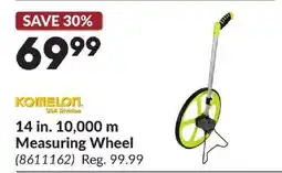 Princess Auto KOMELON 14 in. 10,000 m Measuring Wheel offer