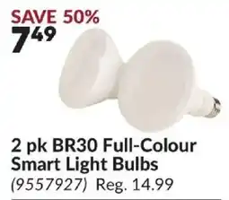 Princess Auto BR30 Full-Colour Smart Light Bulbs offer
