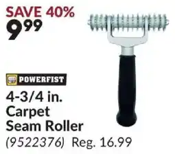 Princess Auto Powerfist carpet seam roller offer