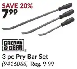 Princess Auto Grease & Gear 3 pc Pry Bar Set offer