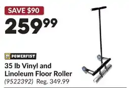 Princess Auto Powerfist 35 lb Vinyl and Linoleum Floor Roller offer