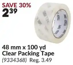 Princess Auto Tough Tape Clear Packing Tape offer