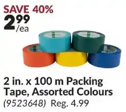 Princess Auto Packing Tape, Assorted Colours offer