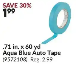 Princess Auto Aqua Blue Auto Tape offer