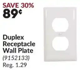 Princess Auto Duplex Receptacle Wall Plate offer