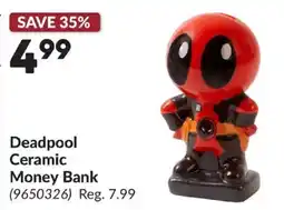 Princess Auto Deadpool Ceramic Money Bank offer