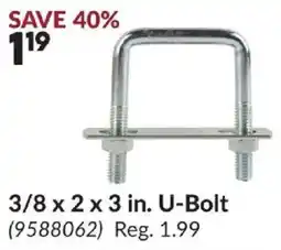 Princess Auto U-Bolt offer